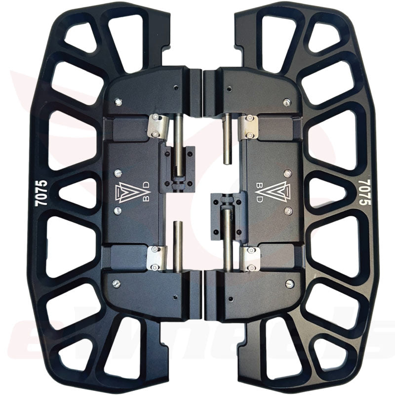 Beidou: XL 12.5x5.5" CNC Spiked Pedal Set. Most Models!