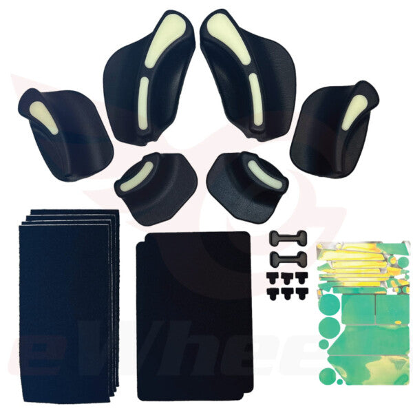 Universal Beidou 6pc Velcro PowerPads, Green