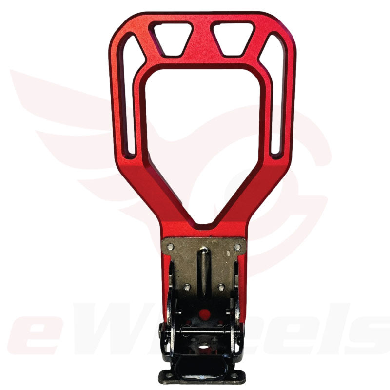 Extreme Bull CommanderPro CNC Folding Trolley Handle, Metallic Red