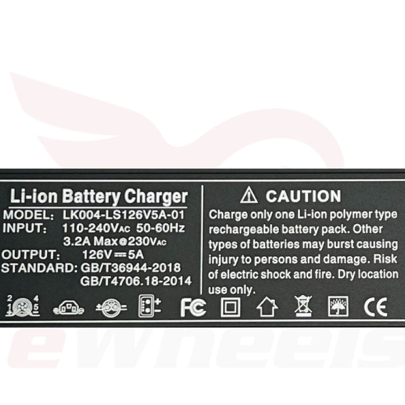 151V/5A Charger. Lynx, Sherman-L, Aeon. GX20-5 Pin