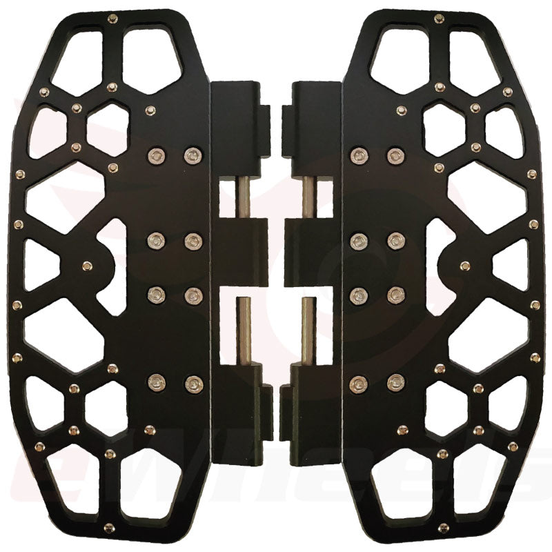 Beidou: Web Pattern, CNC Spiked Pedal Set, Sherman-S Brackets