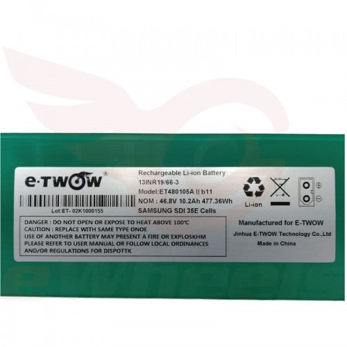 E-TWOW GT Battery Pack, 477Wh (Backorder)