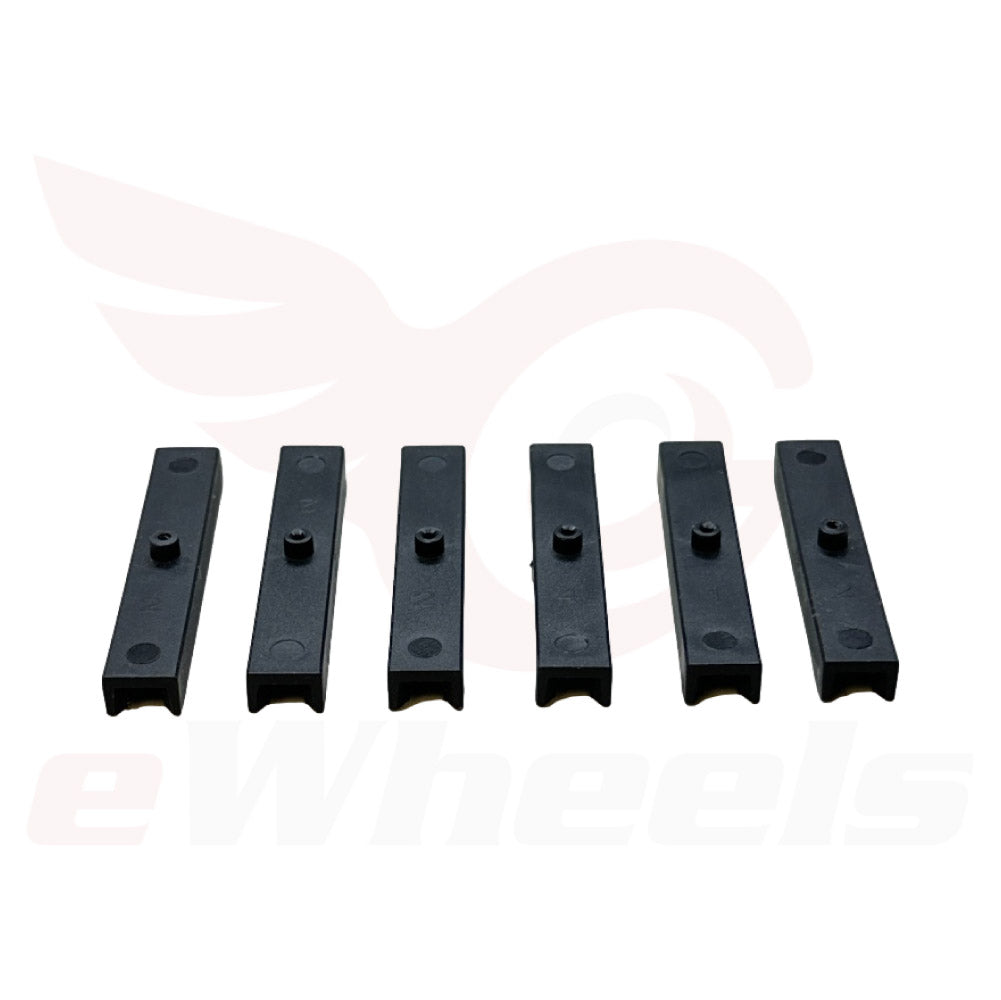 Inmotion V13, 6pc Slider Plastic Blocks, "Flat" Type (Backorder)