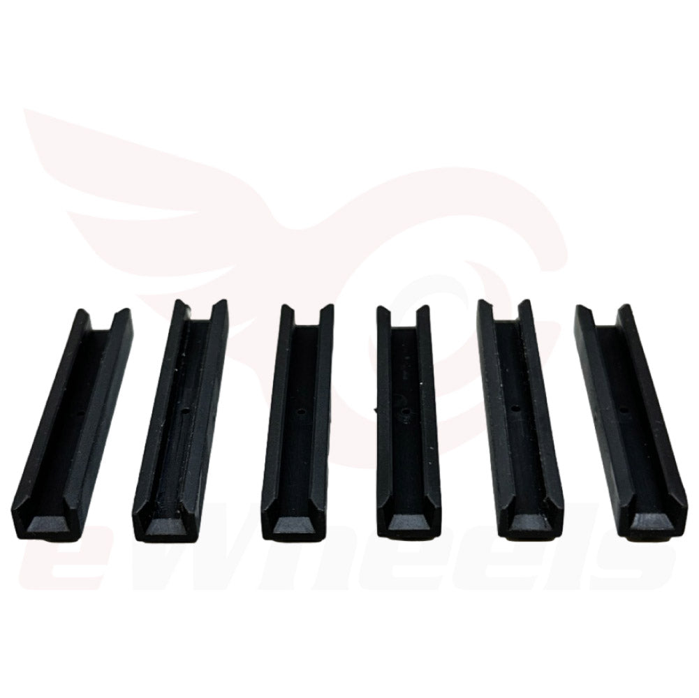 Inmotion V13, 6pc Slider Plastic Blocks, "Flat" Type (Backorder)