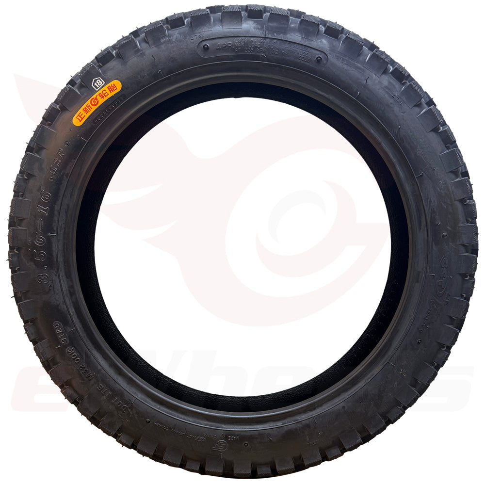 3.50-16 Tire, TNT Tubeless Knobby. Oryx