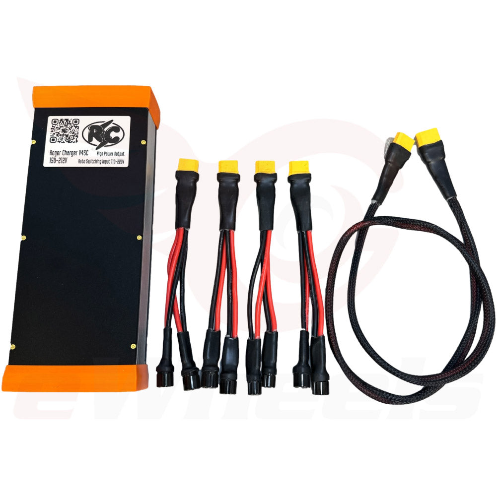 Roger Charger SC & V4SC: 121-212V DC, Max 1,600W @ 110V / 4,000W @ 220V