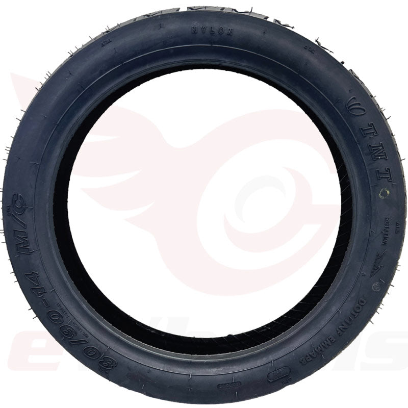 80/90-14 Tire, TNT J-2306 Hybrid-Street Tubeless. Lynx, Sherman-L, Master, Blitz, etc