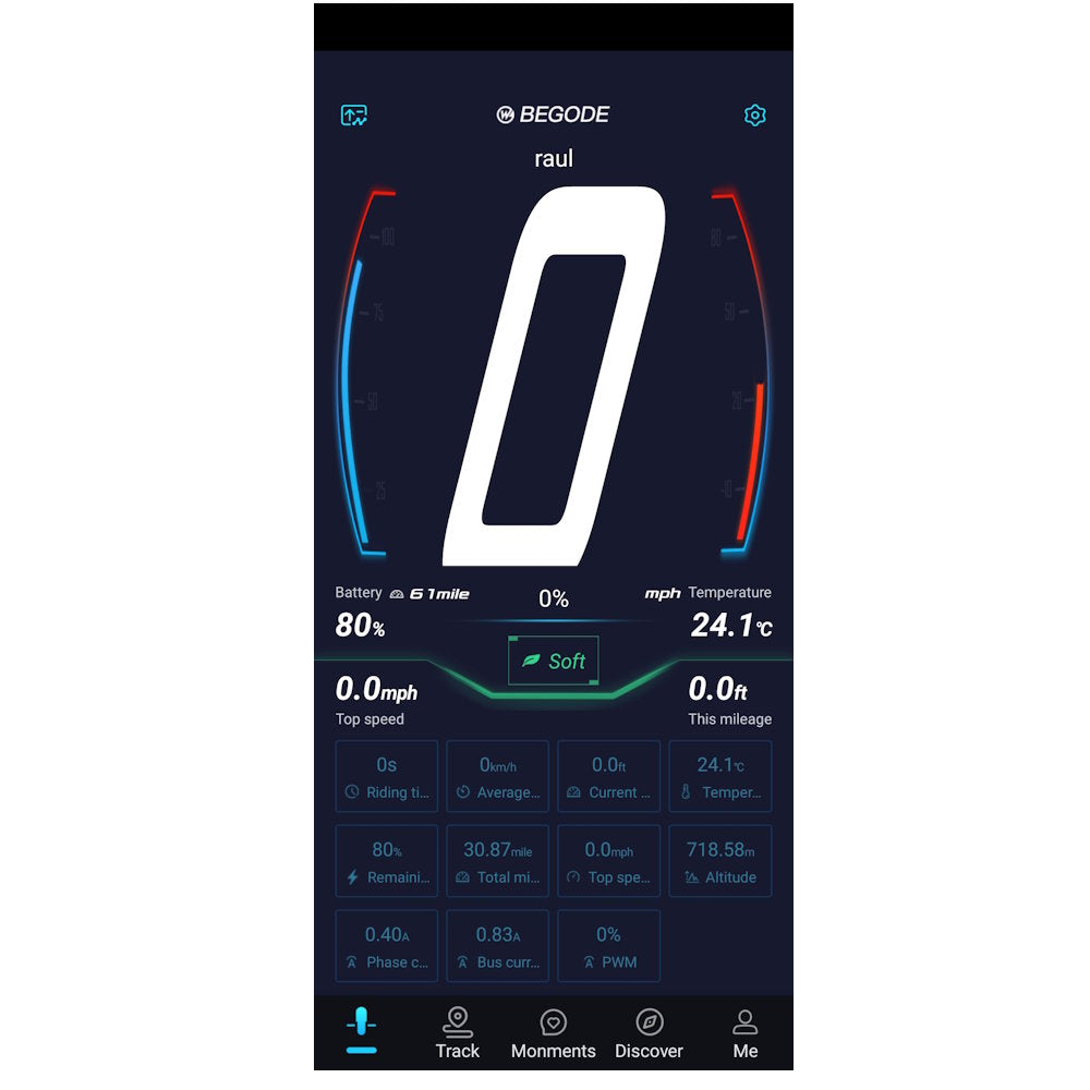 Pre-Owned: Begode T4 Max, 1,800Wh Battery, 3,000W Motor, 17" | 3.0-12 Tire