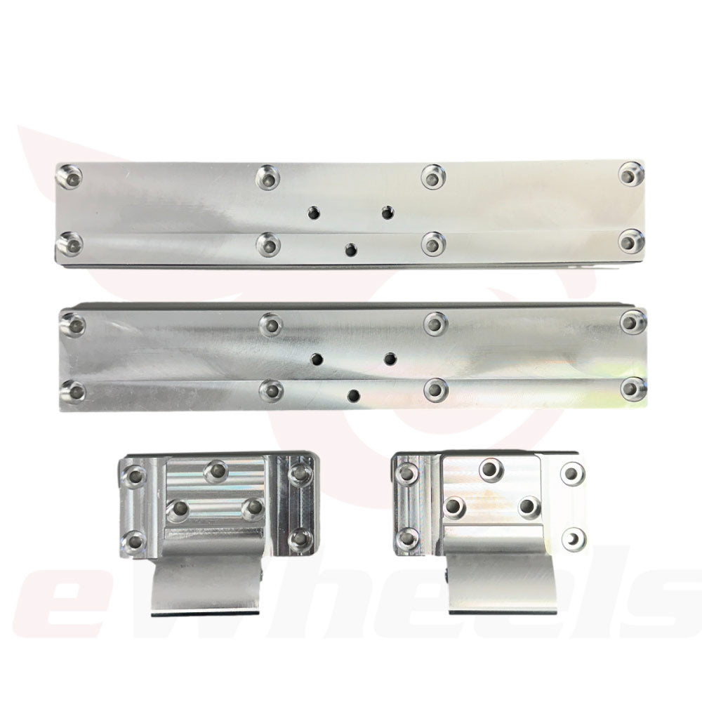 Hou Ningning: Lynx/Sherman-L Lowering Brackets for Standard Begode Pedals, Bare Metal