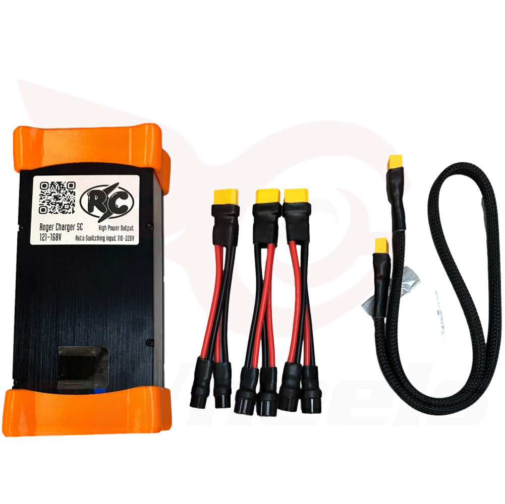 Roger Charger SC & V4SC: 121-212V DC, Max 1,600W @ 110V / 4,000W @ 220V