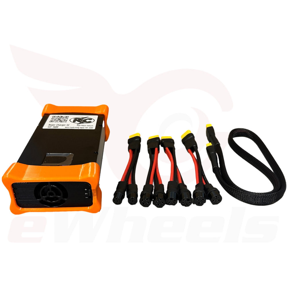 Roger Charger SC & V4SC: 121-212V DC, Max 1,600W @ 110V / 4,000W @ 220V