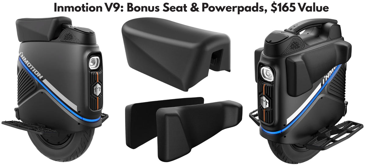 Inmotion V9, 750Wh Battery, 1,000W Motor, 15