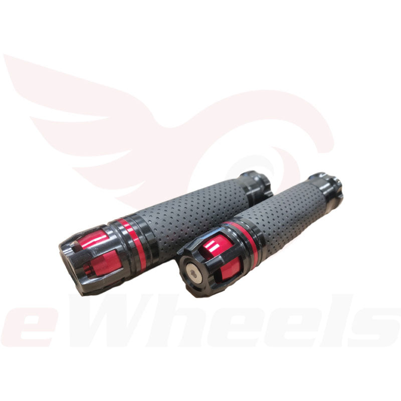 Turbowheel Lightning Handlebar Grips, Round. Oblique