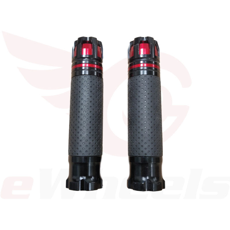 Turbowheel Lightning Handlebar Grips, Round. Side