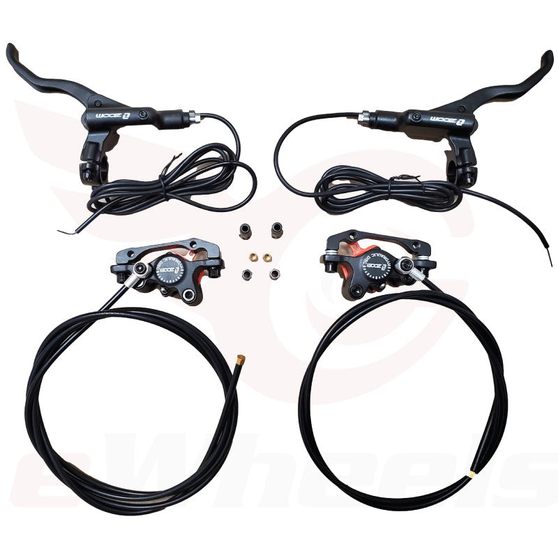 Complete Zoom Hydraulic Brake Set, All Parts